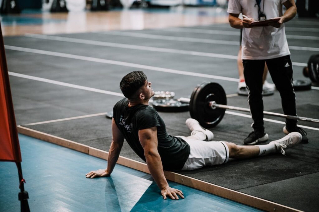 Resting after exercise